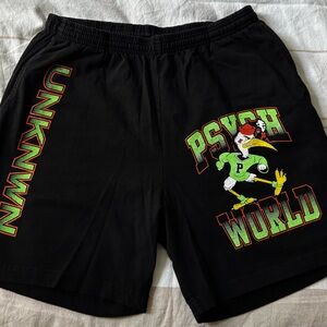 UNKNWN Psych World University of Miami shorts sz L